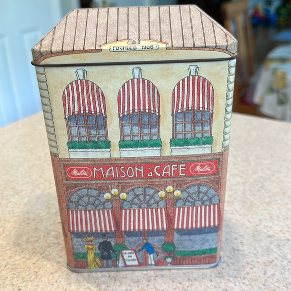 Vintage original coffee tin “melitta” late 1980’s Home Decor - Picture 4 of 9